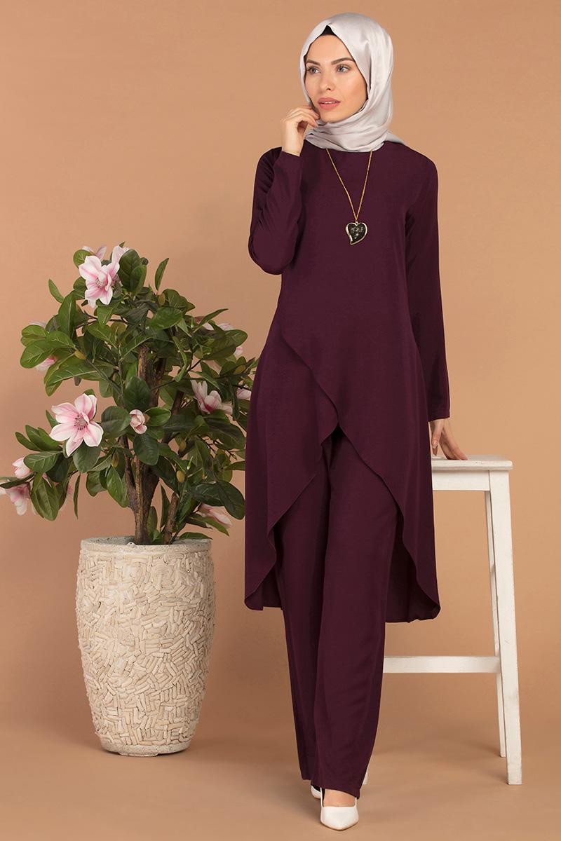 Stylish Women Muslim Wear Suit Dress GL-332