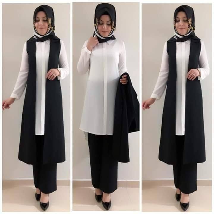 Stylish Women Muslim Wear Suit Dress GL-316