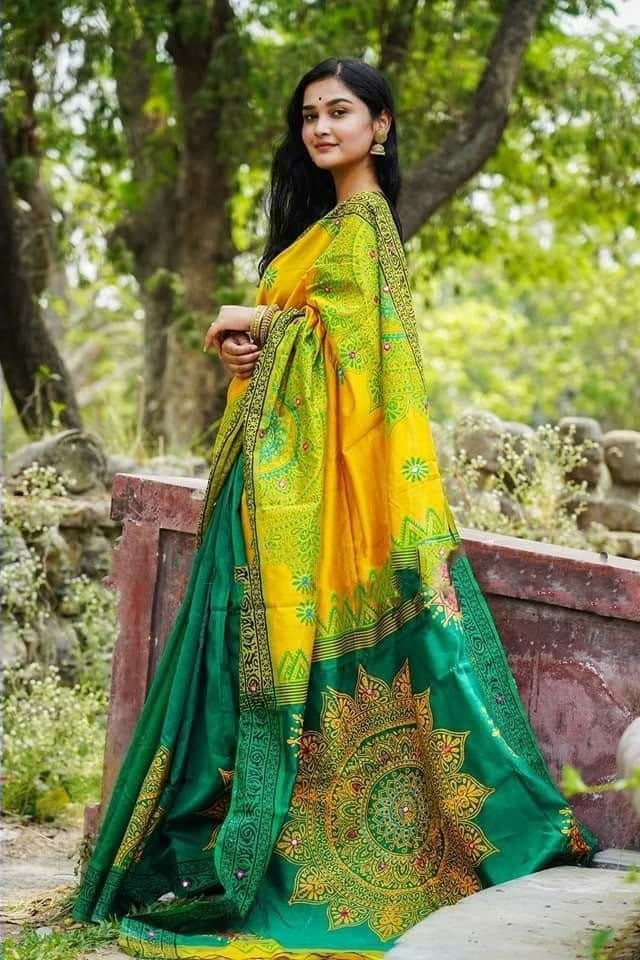 Dhupiyan Silk Women Gorgeous Saree PKS-06