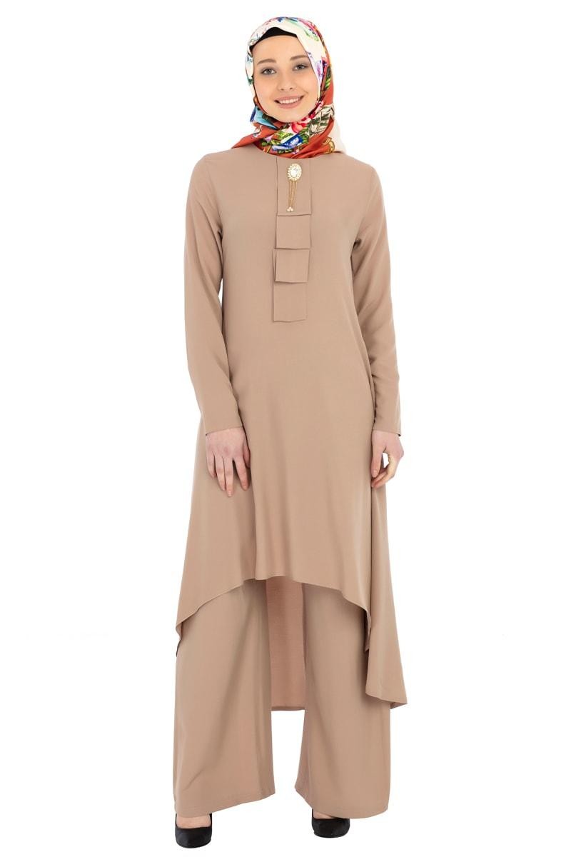 Stylish Women Muslim Wear Suit Dress GL-329