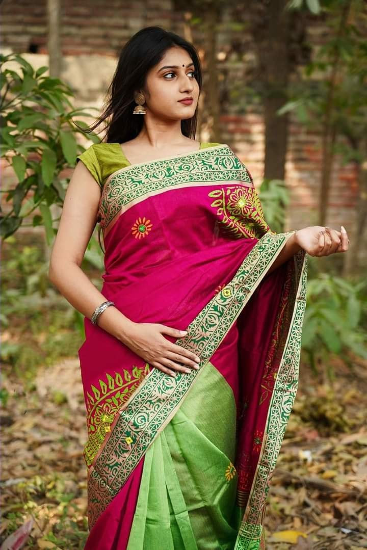 Dhupiyan Silk Women Gorgeous Saree PKS-11