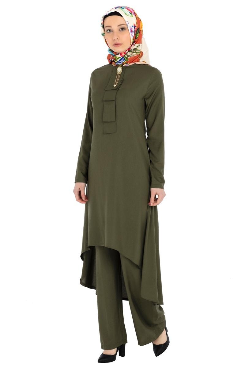 Stylish Women Muslim Wear Suit Dress GL-328