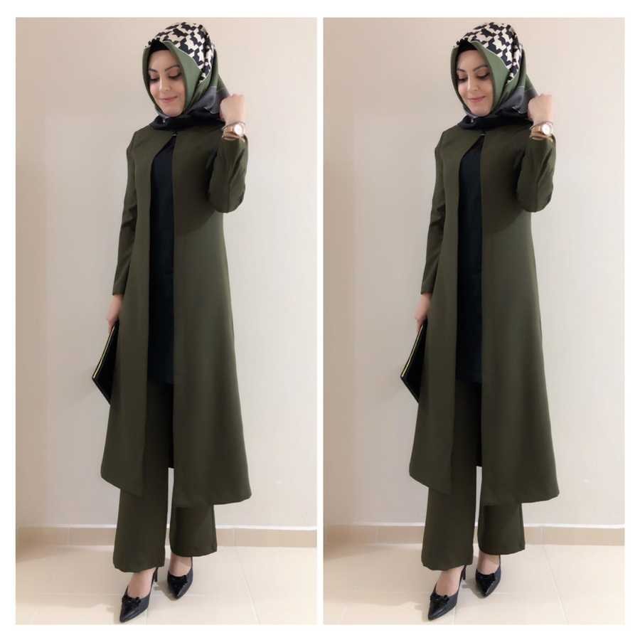 Stylish Women Muslim Wear Suit Dress GL-321