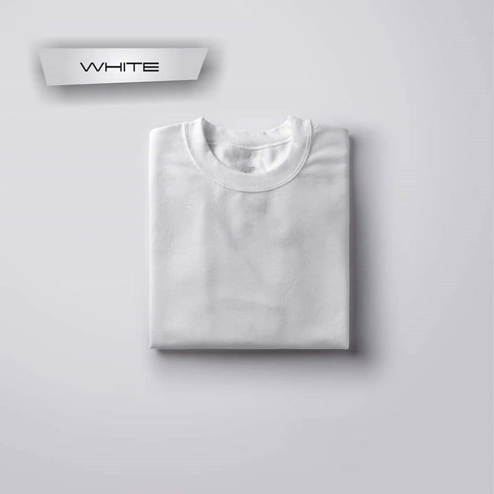 Pure Cotton Solid T-shirt White