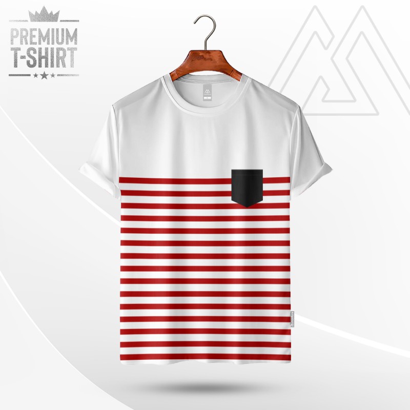 Manfare's Premium Cotton Contrast T Shirt For Men