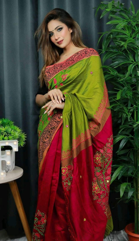 Dhupiyan Silk Women Gorgeous Saree-08