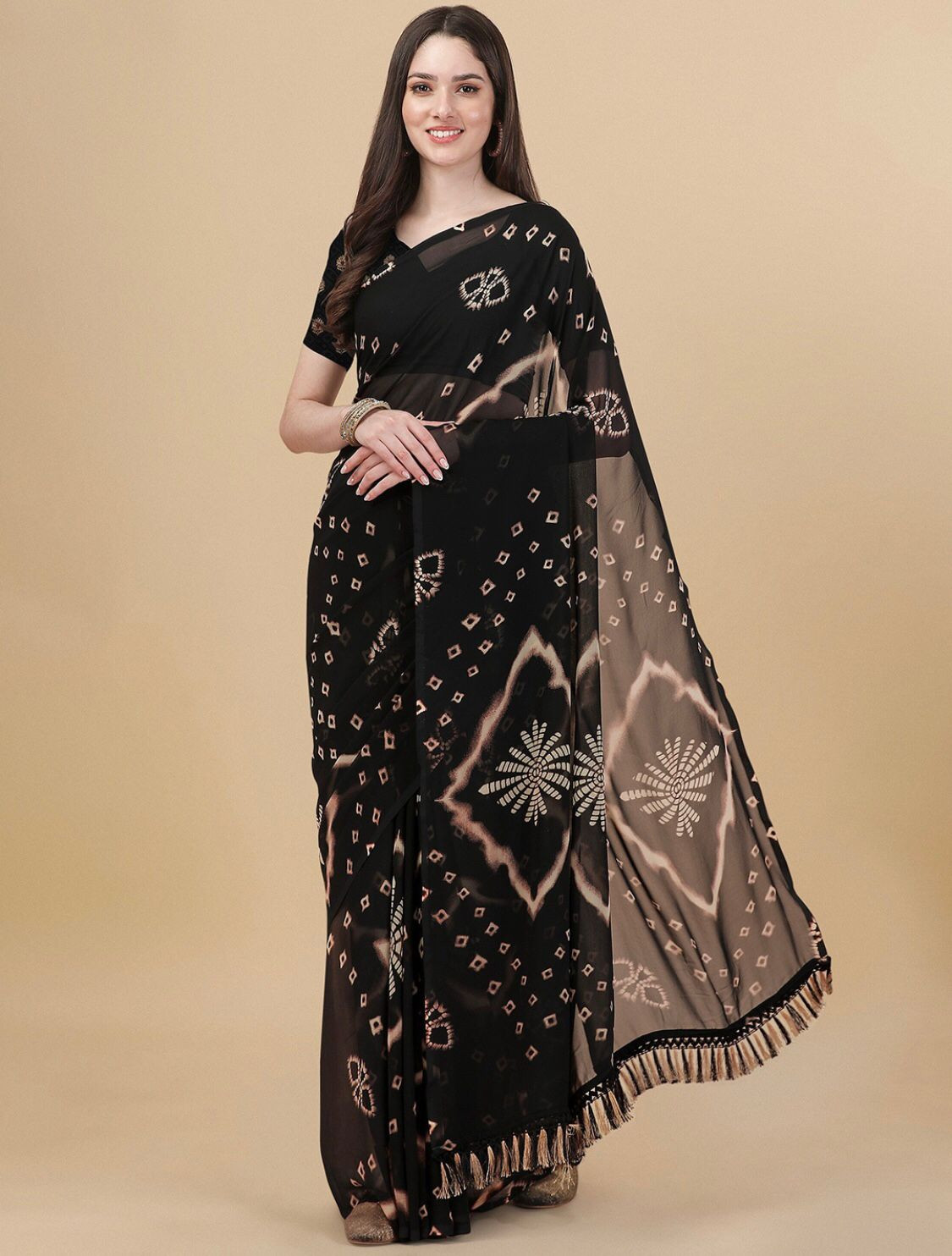 Jaali Chanderi Saree