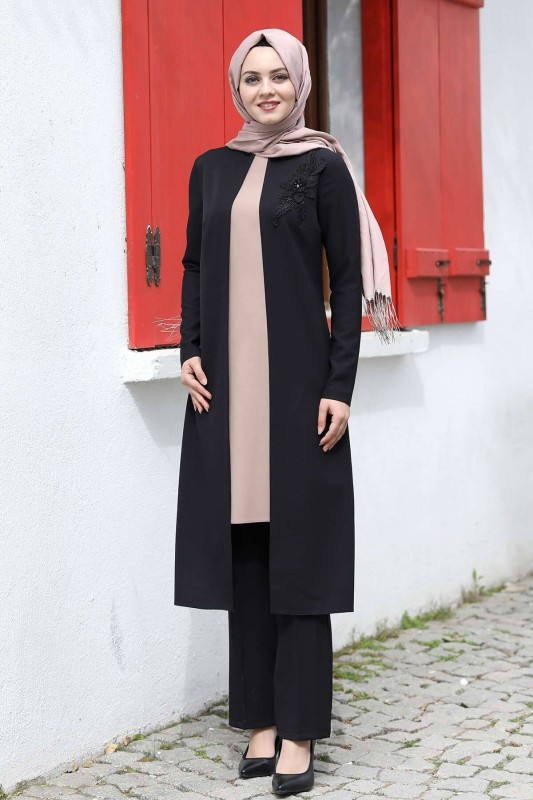 Stylish Women Muslim Wear Suit Dress GL-323