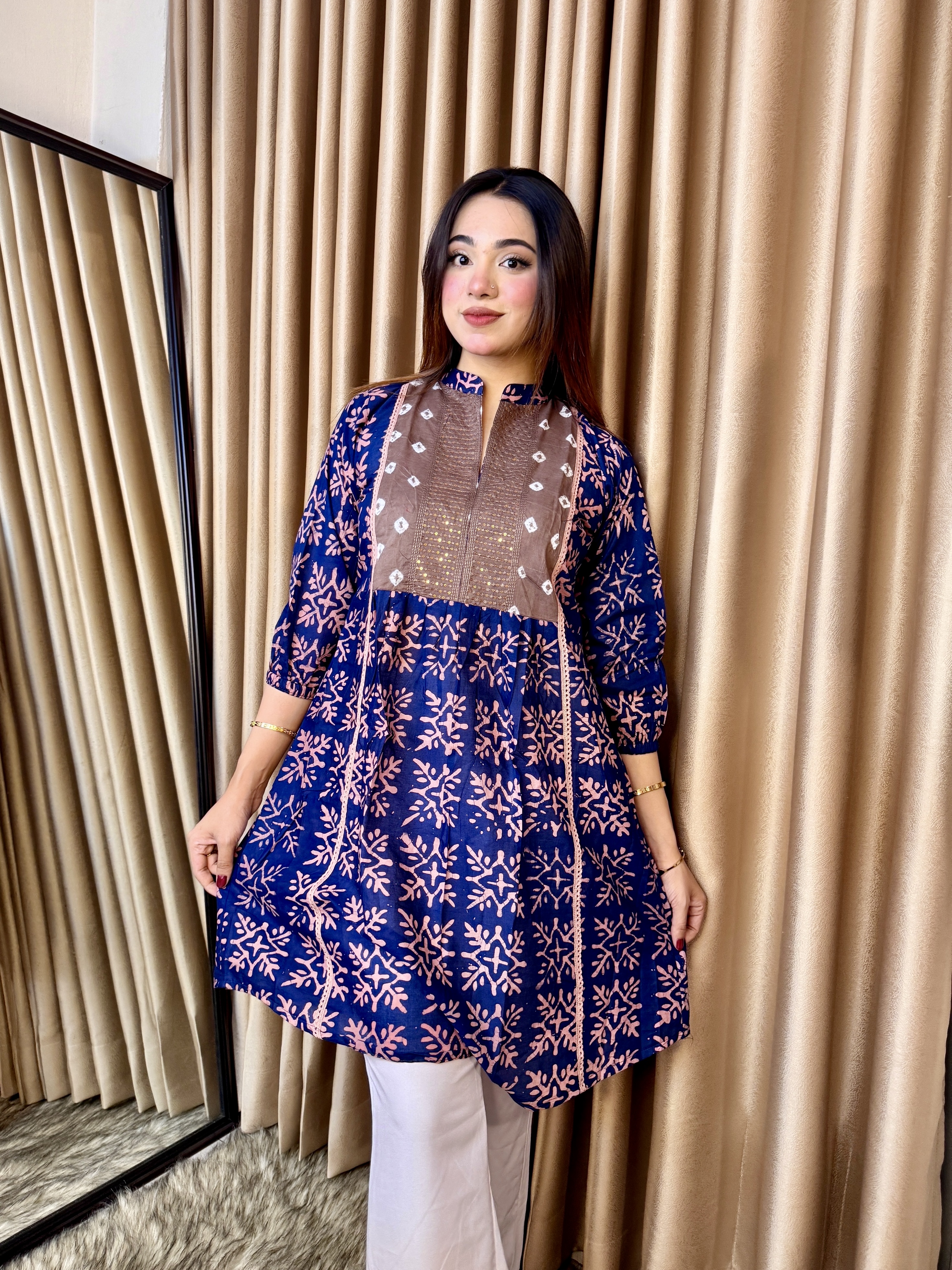 Batik Kurti One Piece | BK-101