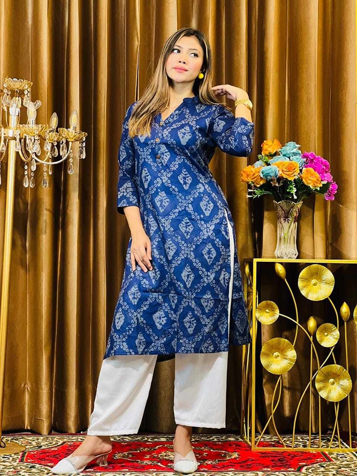 Batik Kurti One Piece | BK-105