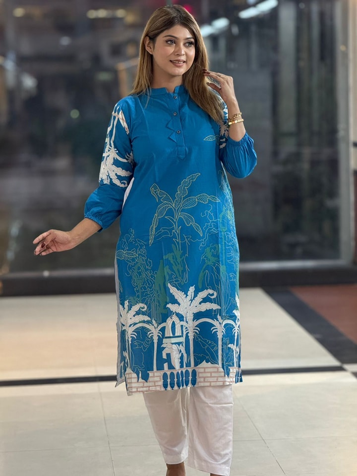Pakistani Style Digital print One Piece| 106