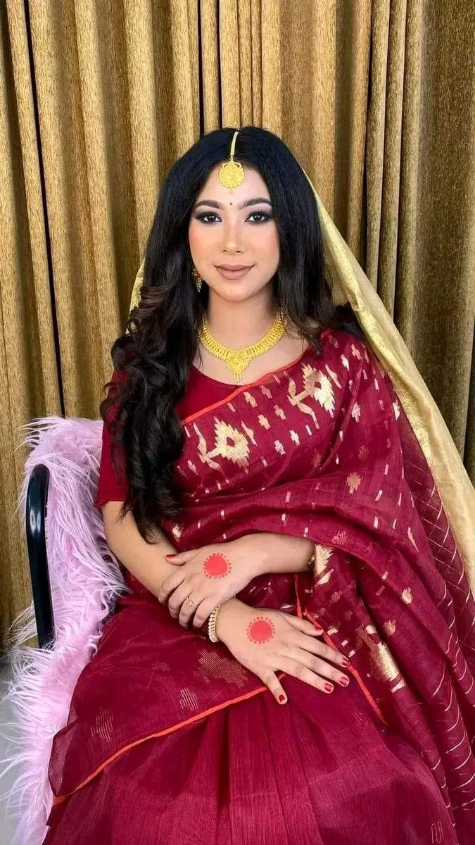 ৬০ কাউন্ট সুতার জামদানি শাড়ি। DJS-14