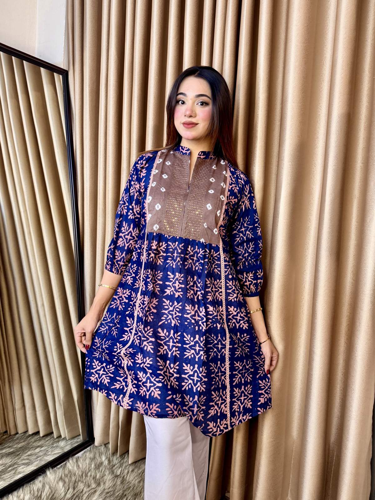 Batik Kurti One Piece | BK-101