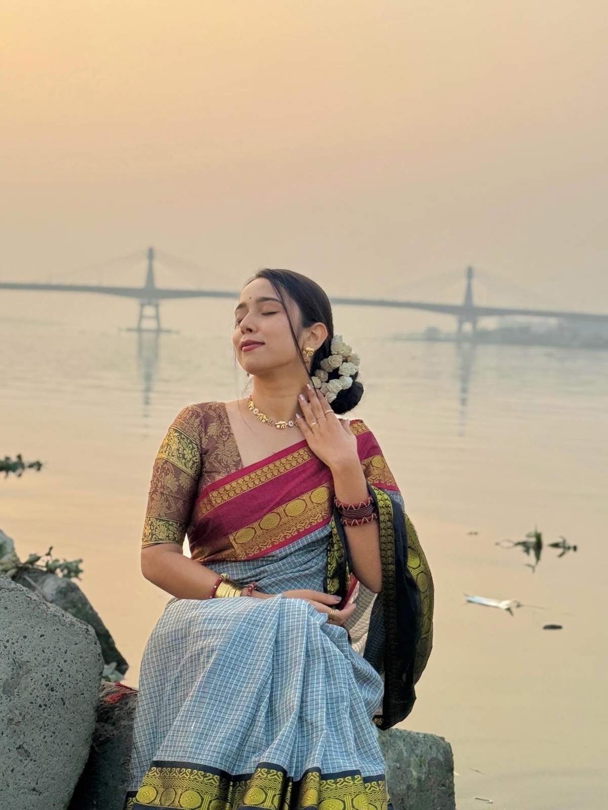 এক্সক্লুসিভ হ্যান্ডলুম পিওর সুতি শাড়ি|।CS-38