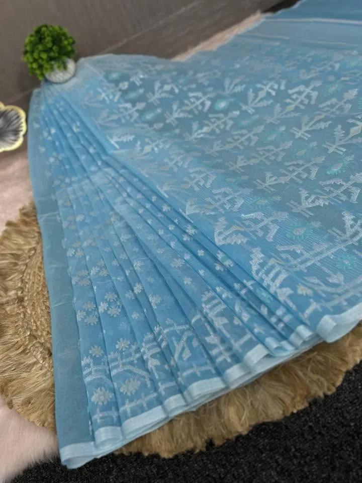 80 Count Sutar Jamdani Saree