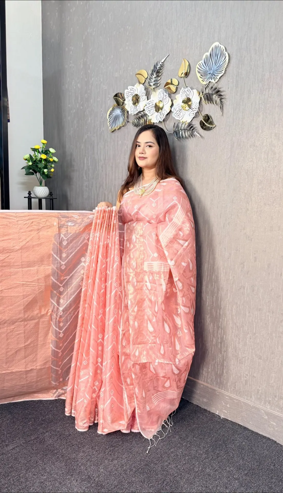 Silk  Jamdani Saree
