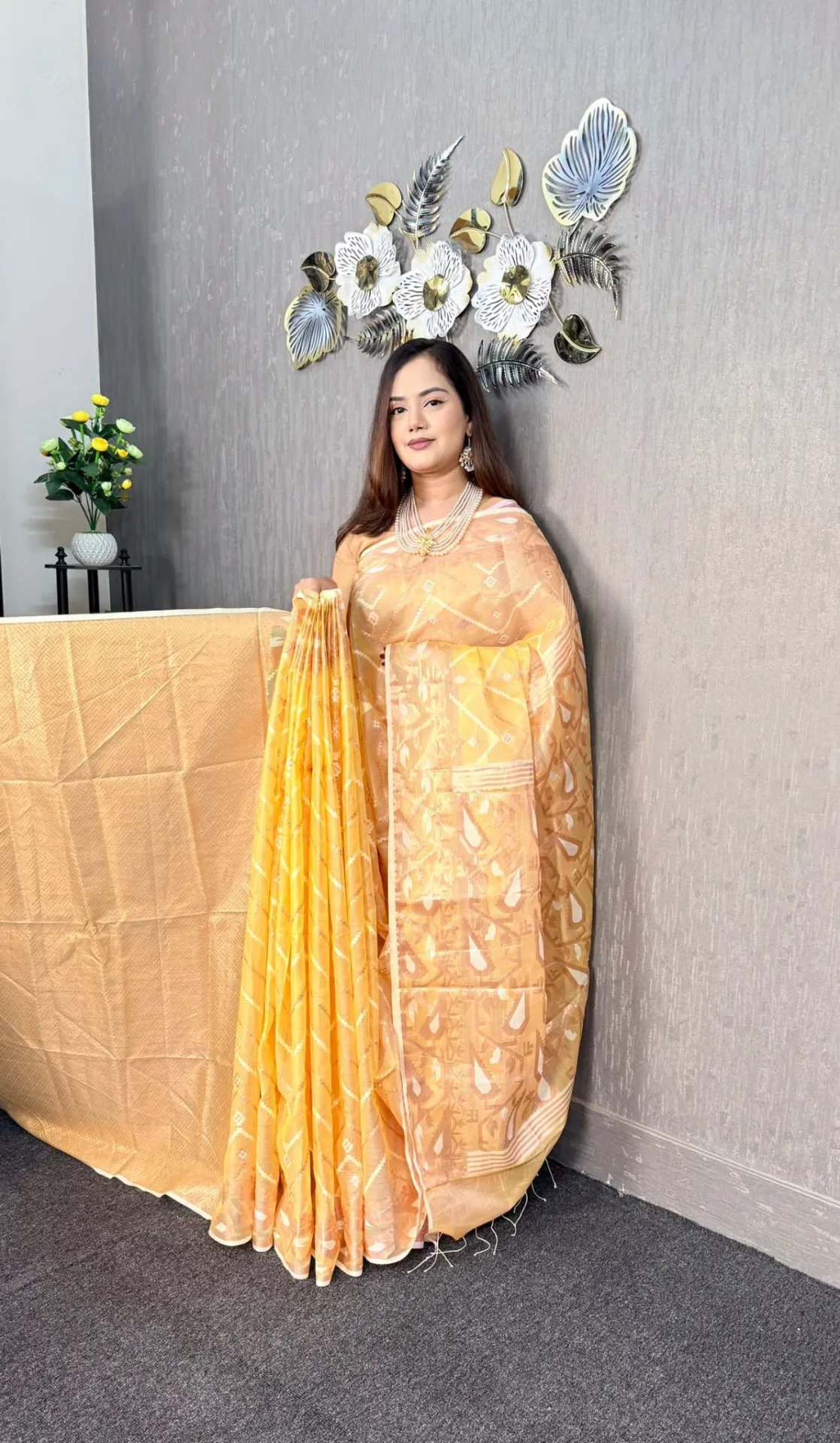 Silk  Jamdani Saree