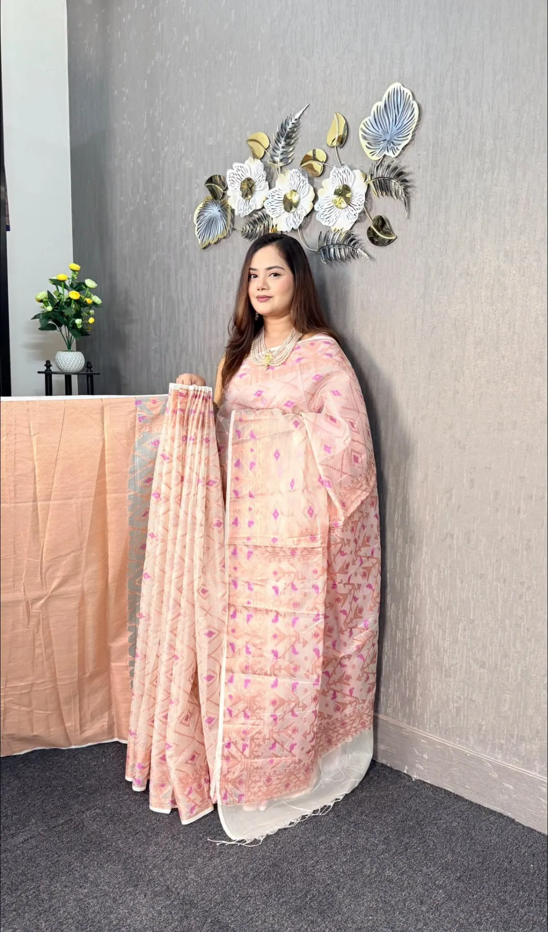Silk  Jamdani Saree